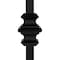 Nuvo Iron in Square x 44in Long Black Steel Interior Balusters - Double Collar, 12PK SQI2C-12MP - alternate 4